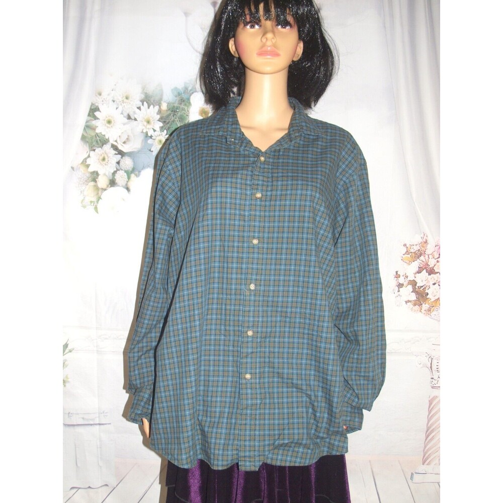 POLO Ralph Lauren Plaid Long Sleeve Button Down Shirt Men' Size XXL Casual